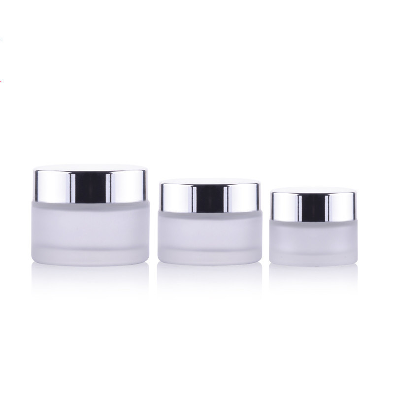 Service Popular Empty Wide Mouth Wholesale Glass Cosmetic Jar