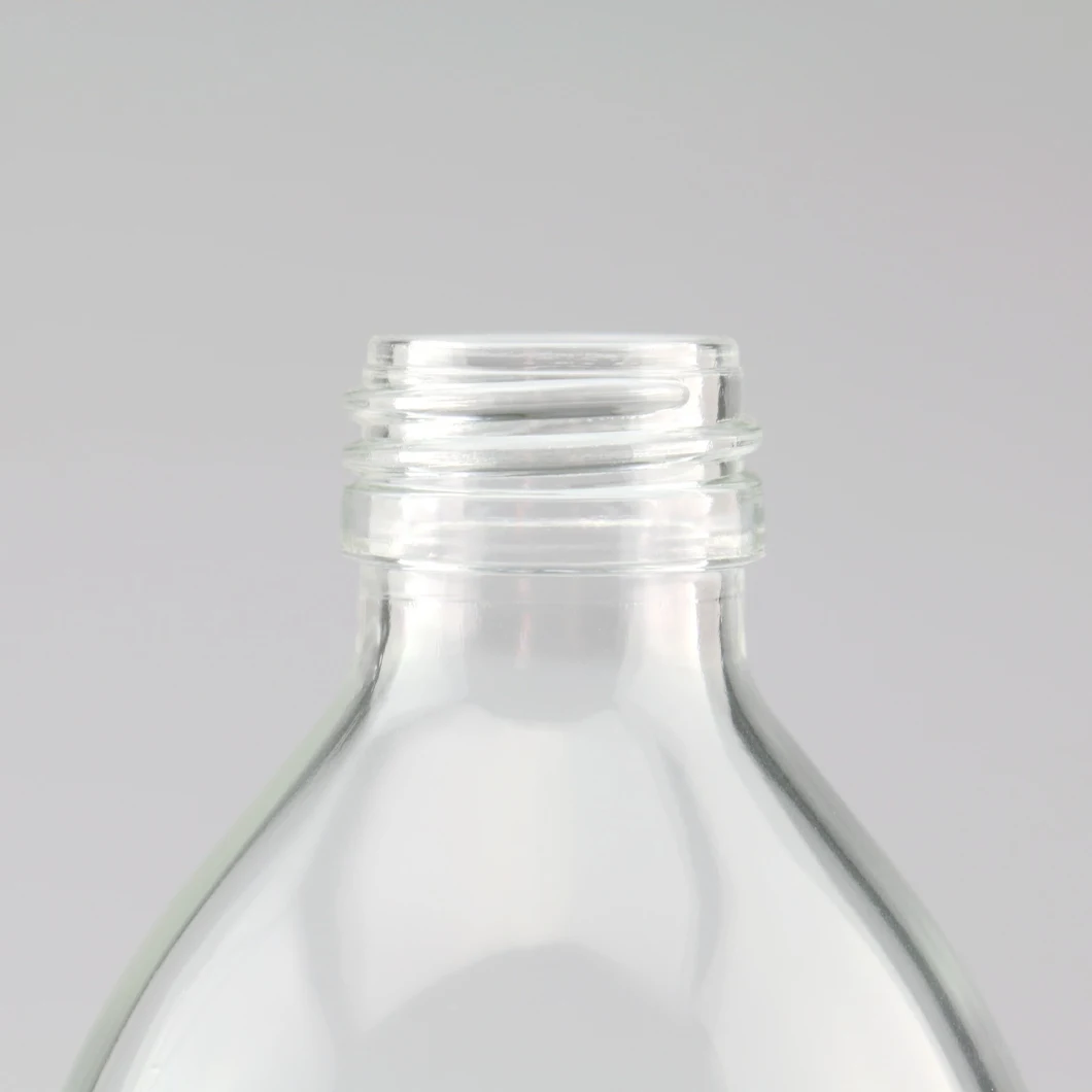 Customized Logo Print 300ml 500ml Roud Shape Orange Juice Drinking Glass Bottles
