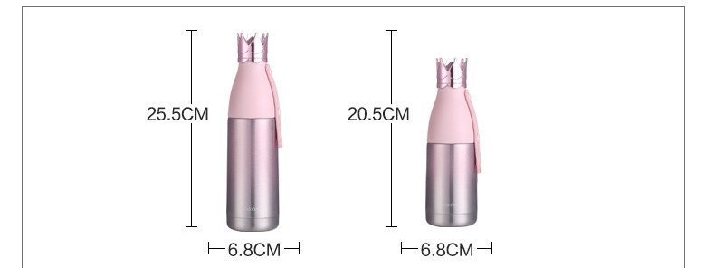 12oz Flask Water Bottle Vacuum Flask Insulated Water Bottle