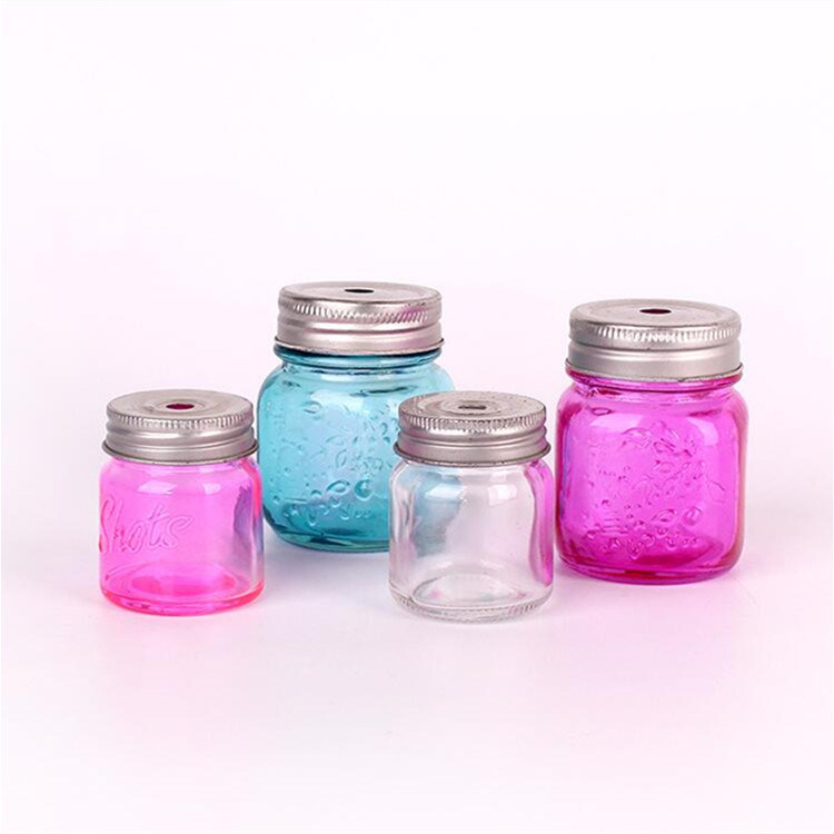 160ml Glass Mason Jar with Lid Wide Mouth Glass Jar