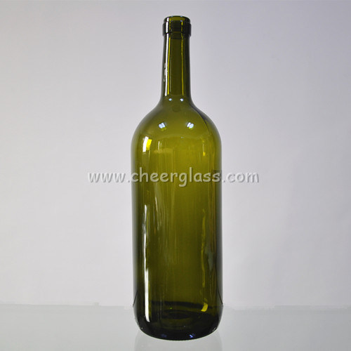 High Quality Hot Selling 750ml Wine Bottle Flint Color Glass Bordeaux Bottle