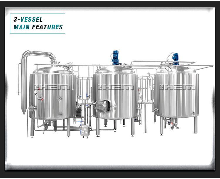 3000liter Automatic Beer Brewery Plant Beer Brewhouse