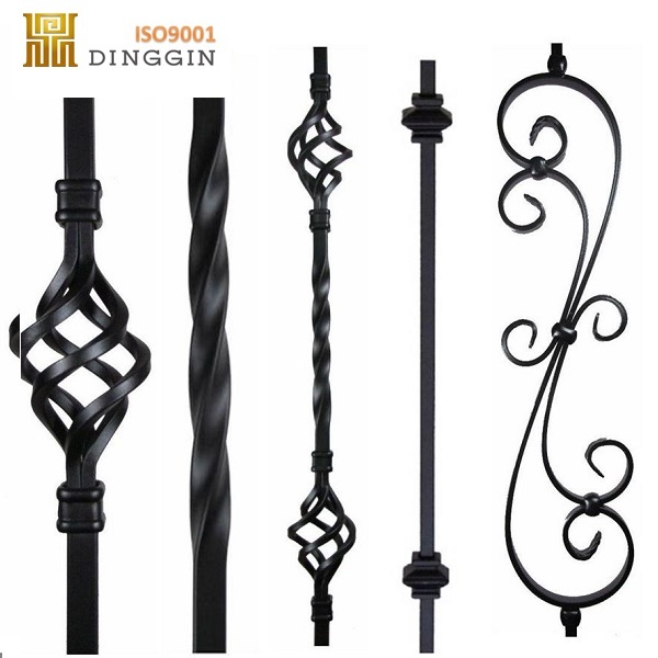 Decorative Ornamental Forged Wrought Iron Leaves and Flowers