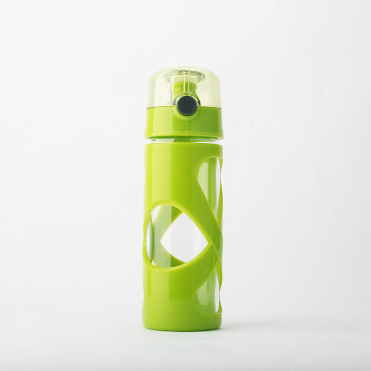 One Touch Borosilicate Glass Water Bottle