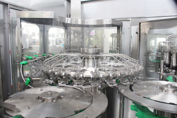 Automatic 10000bph Fruit Juice Bottling Washing Filling Sealing Machine