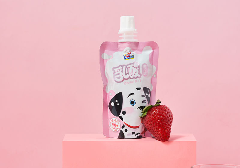 Wholesale 60g Milky Jelly Drink Strawberry Flavor Snack