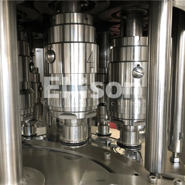 Automatic Juice Hot / Spirit / Liquor Filling Capping Sealing Machine Line