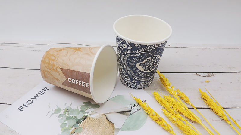 Single Wall Style Paper Cup 7oz Coffee Drinking Plastic Shaker Cups