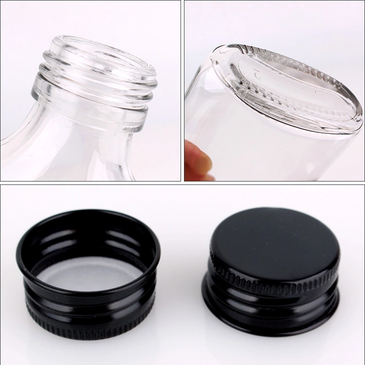 All Sizes Glass Coffee Storage Bottle with Metal Cap