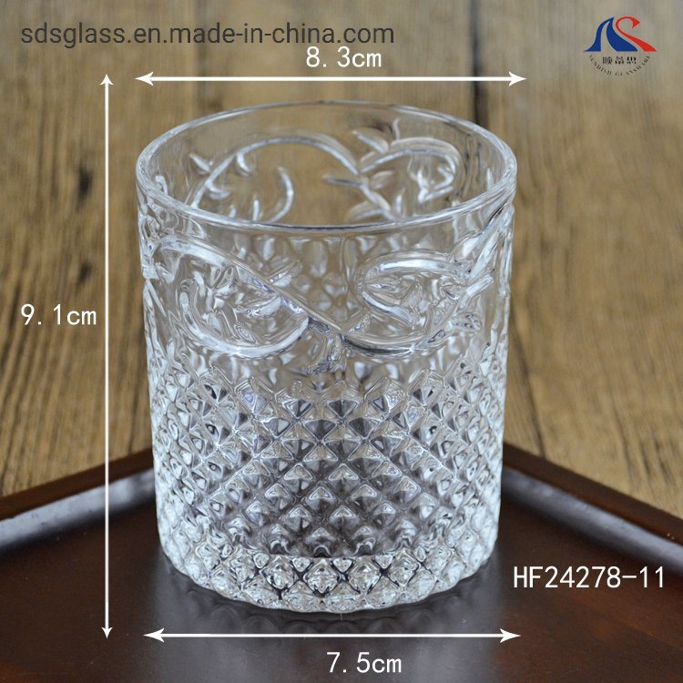 Wholesale Whiskey Glass Beer Glass Clear Engraved Glass Cup