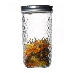 Empty Glass Jars Suppliers High Quality Storage Clear Caviar Customize Food Glass Jar