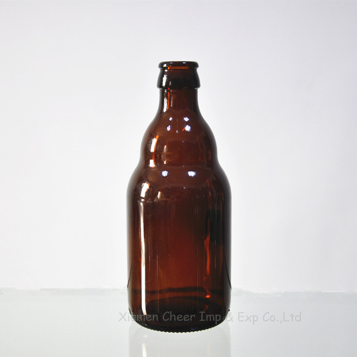 China Wholesales Amber Color 330ml Glass Bottle Beer Bottle