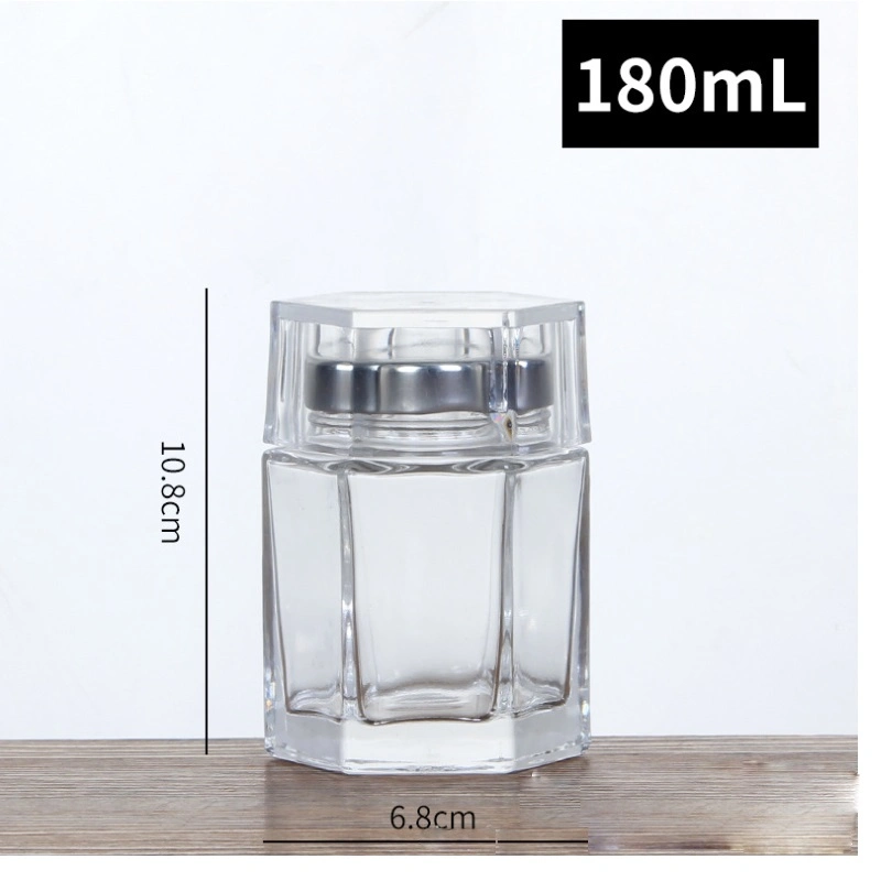Clear Glass Jar for Food Glass Honey Bottles