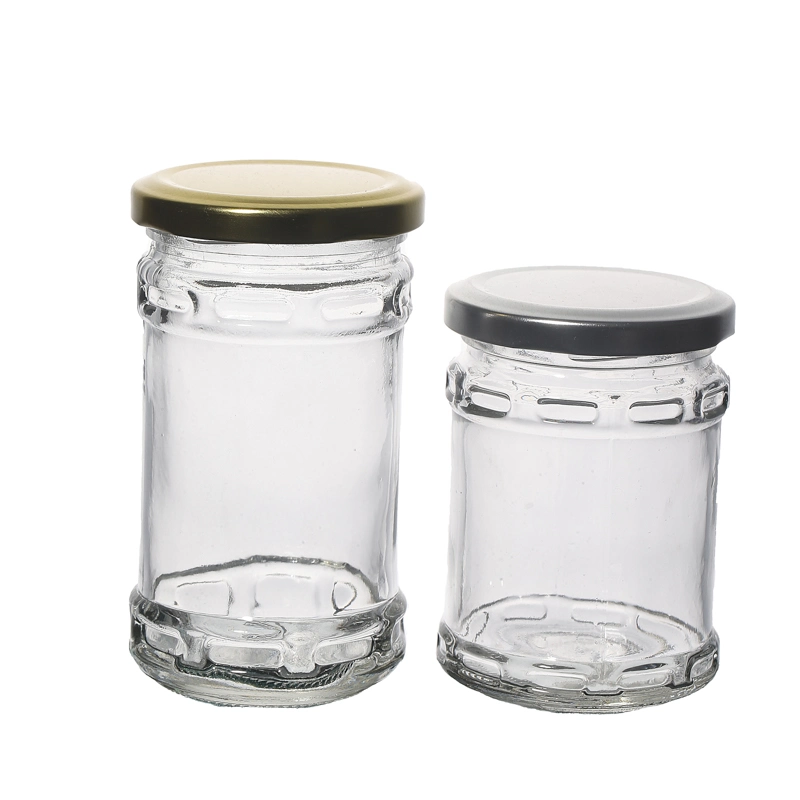 Glassware Packaging Supplier Bulk Sale Empty Round 200ml 220ml Glass Jars Wholesale