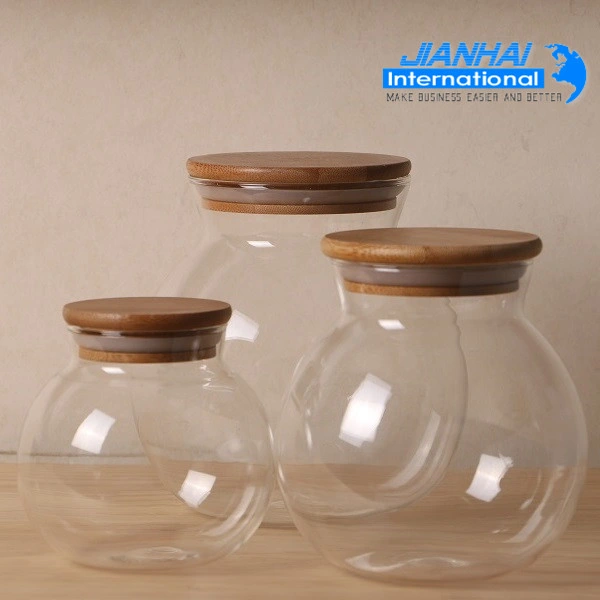 Kitchen Use Glass Bottle Container Food Storage Glass Jar