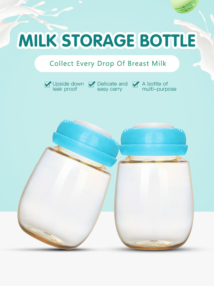 PPSU Breast Milk Bottle Infant Feeding Wide Neck Storage Bottle