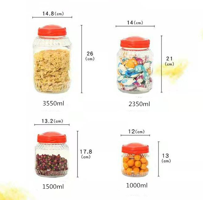 Portable Sealed Storage Jars Food and Snacks Jars