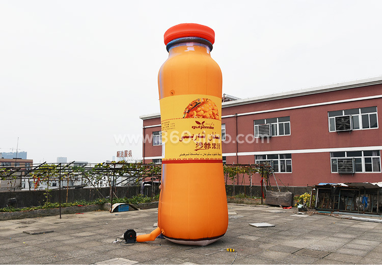 Cheap Advertising Giant Inflatable Fruit Model/Inflatable Fruit Bottle/Inflatable Bottle for Promotion