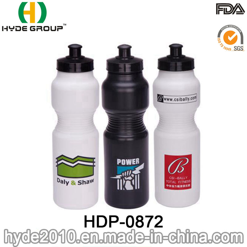 Plastic Sports Water Bottle Outdoor PE Drinking Water Bottle (HDP-0872)