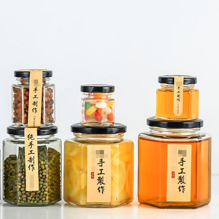 Wholesale Honey Glass Jar with Metal Lid for Sale