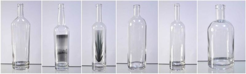 Screw Cap 500ml Top Quality Glass Bottles for Vodka