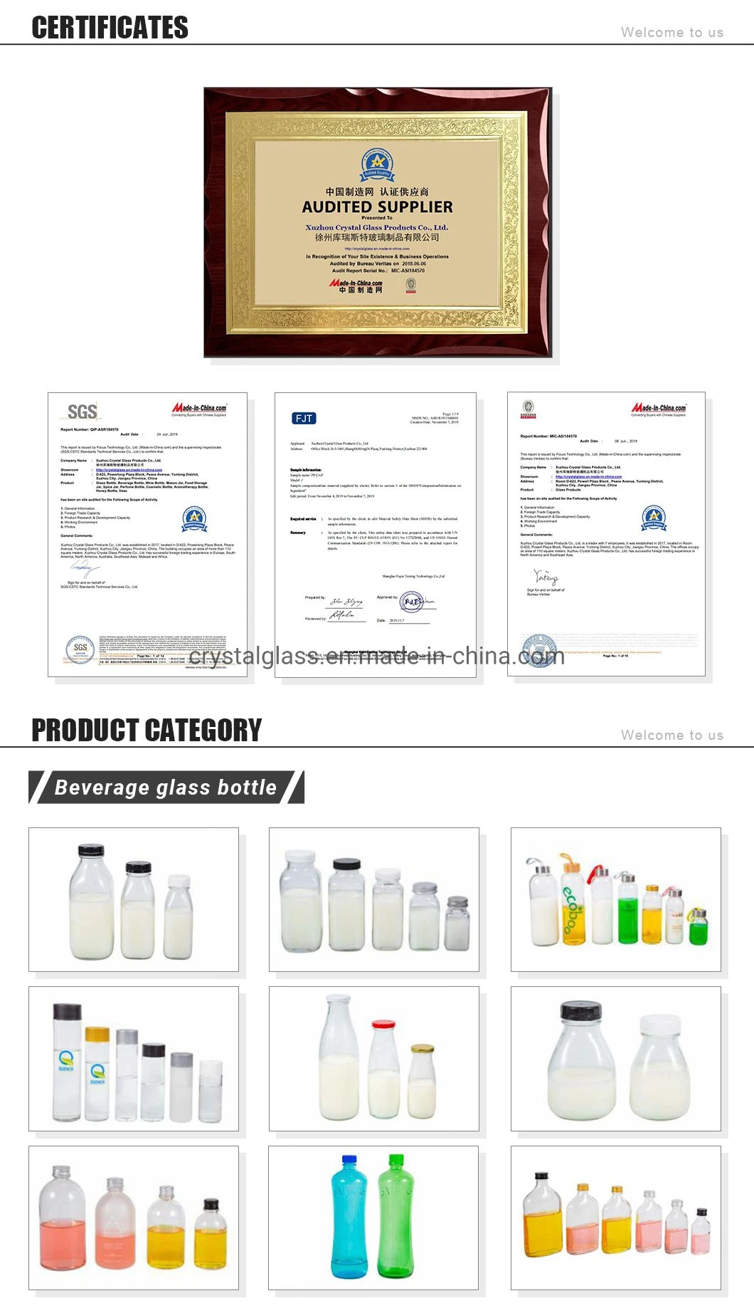 Eco-Friendly Hexagonal Shape Glass Jam Honey Packing Bottle with Black Lid 180ml 280ml 380ml
