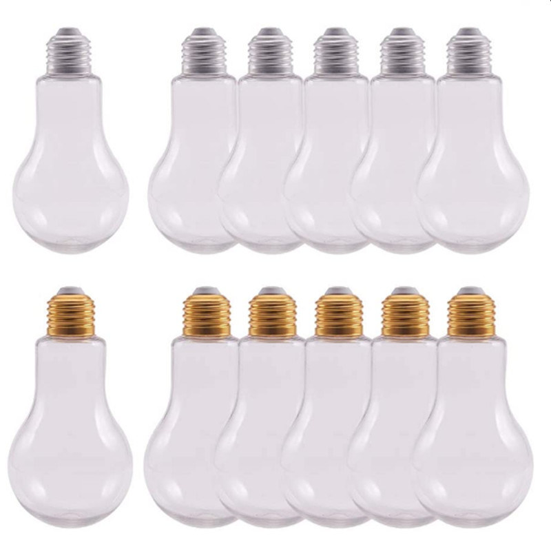 8oz Light Bulb Shaped Glass Jar for Beverage