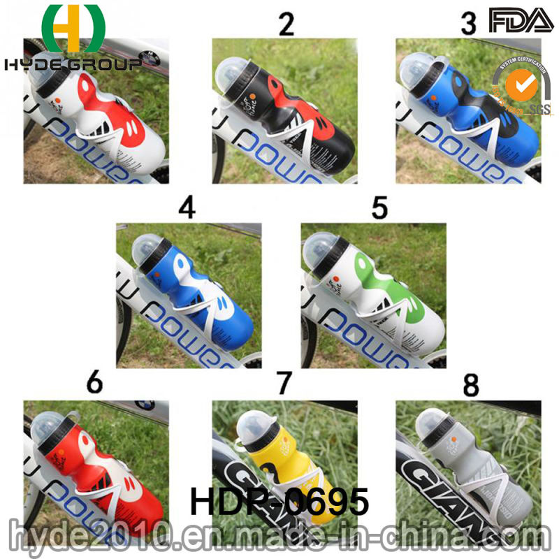 Lightweight Bicycle Water Bottle Plastic Sport Water Bottle (HDP-0695)