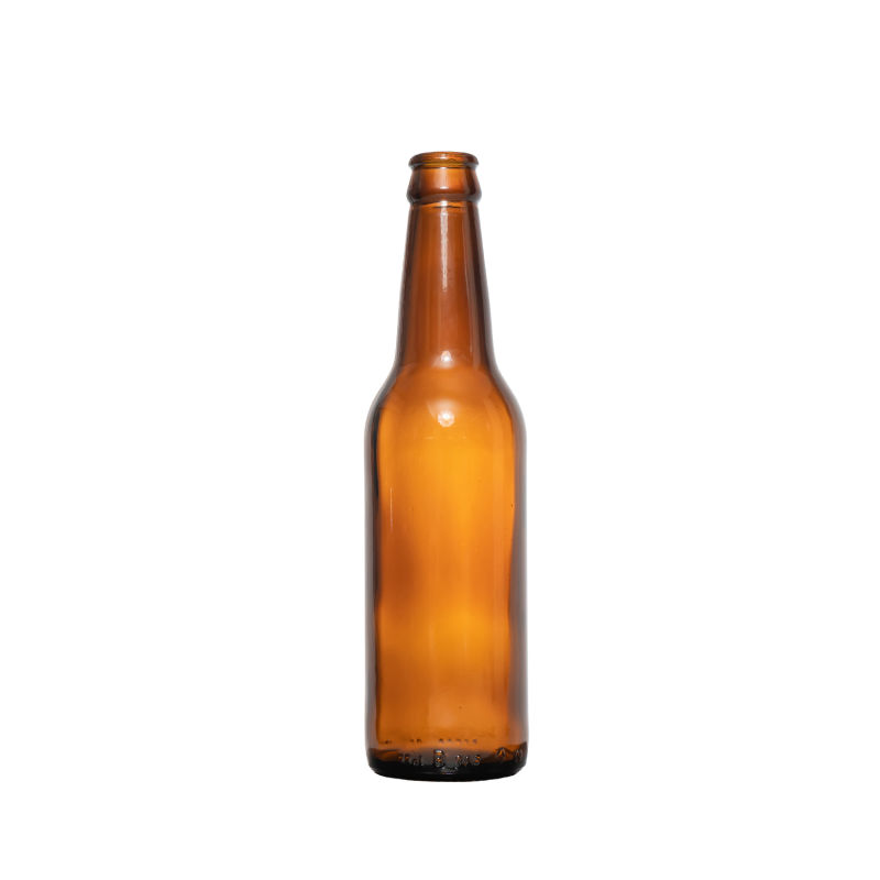 Customized Amber Alcohol Beverage Bottle Wholesale