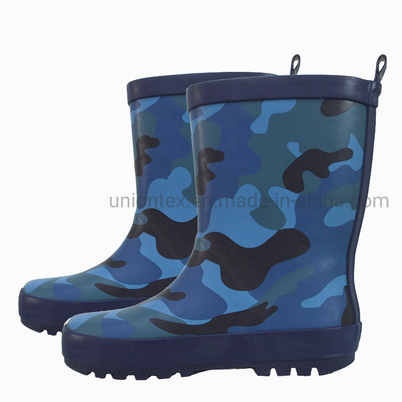 Rubber Waterproof Rain Boots for Boys and Girls