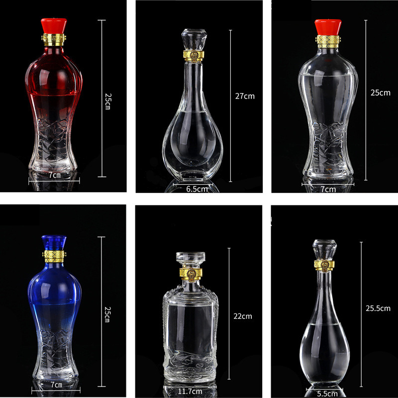 Glass Bottles for Wine 750ml 700ml 500ml 450ml 300ml 200ml 100ml
