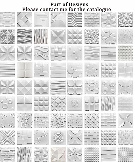 Fiber Decorative 3D Wall Panel Mold 3D Panels Decorative Manufacture in China