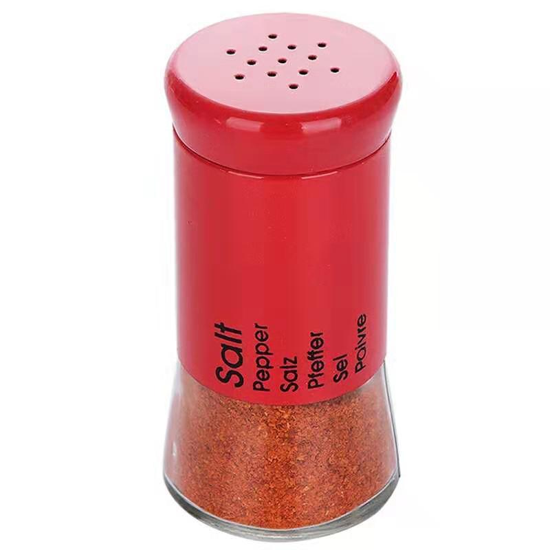 Kitchen Glass Seasoning Bottle Rotating Hole Glass Seasoning Bottle