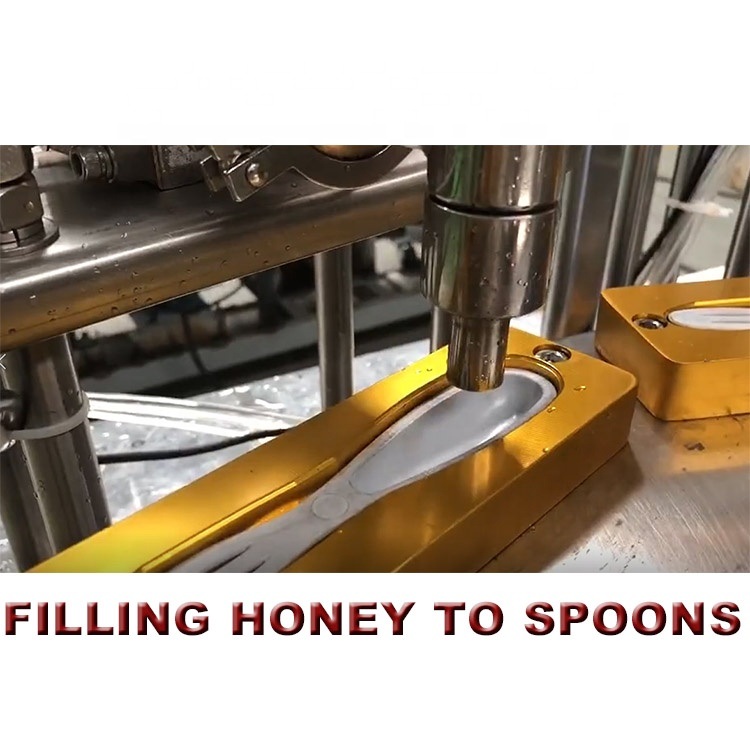 Honey Spoon Packaging Machine Honey Spoon Filling Sealing Packing Machine