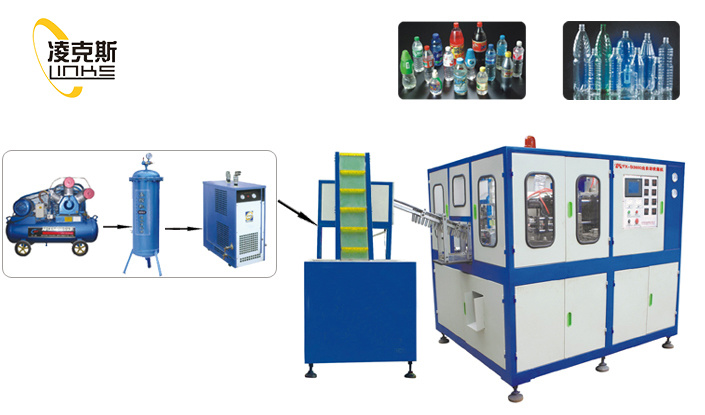 4000bph Semi-Automatic Pet Plastic Bottle Blow Molding Machine for Beverage