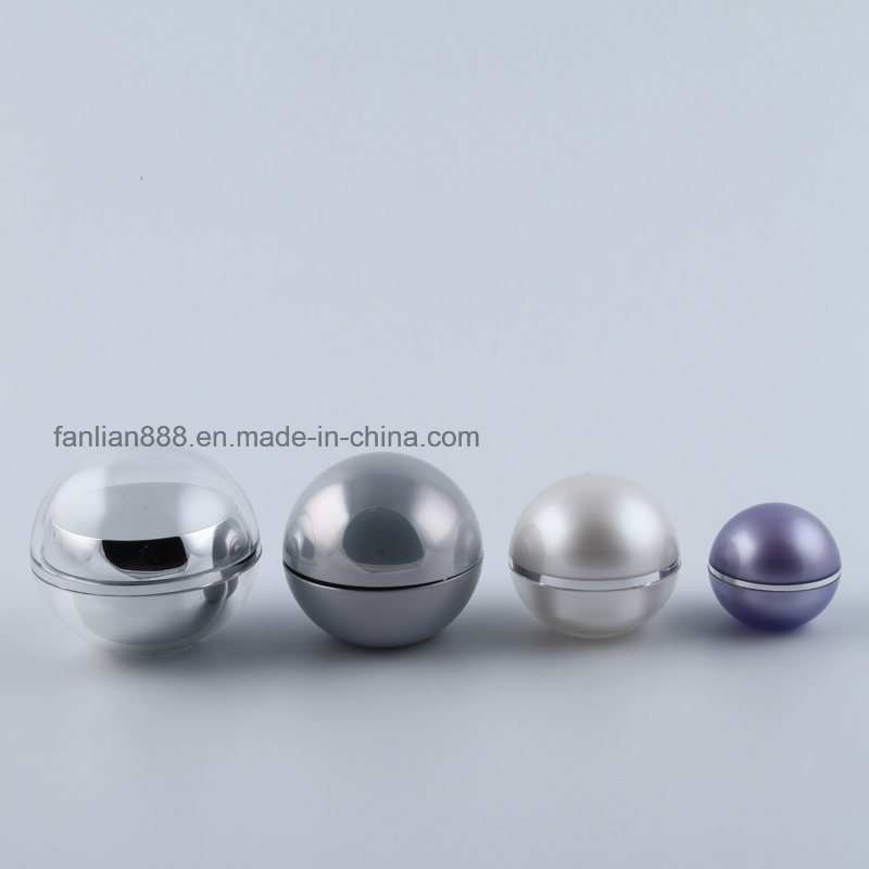 Acrylic Ball Shape Cream Jars Packaging Sets