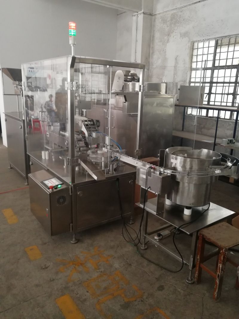 Effervescent Tablet Into Tube Counting Packing Machine with Glass Cover