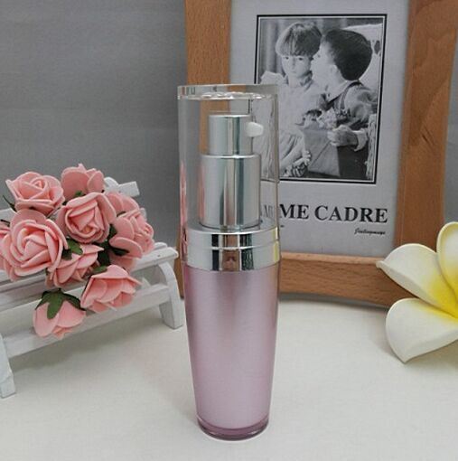 Violet Round Acrylic Bottle Cream Jar for Cosmetic Packaging (PPC-CPS-030)