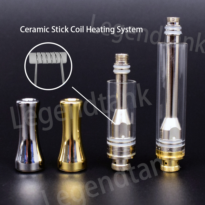 Wholesales OEM E Cig 510 AC1003 Cbd Vape Glass Tube Atomizer Disposable Cartridges