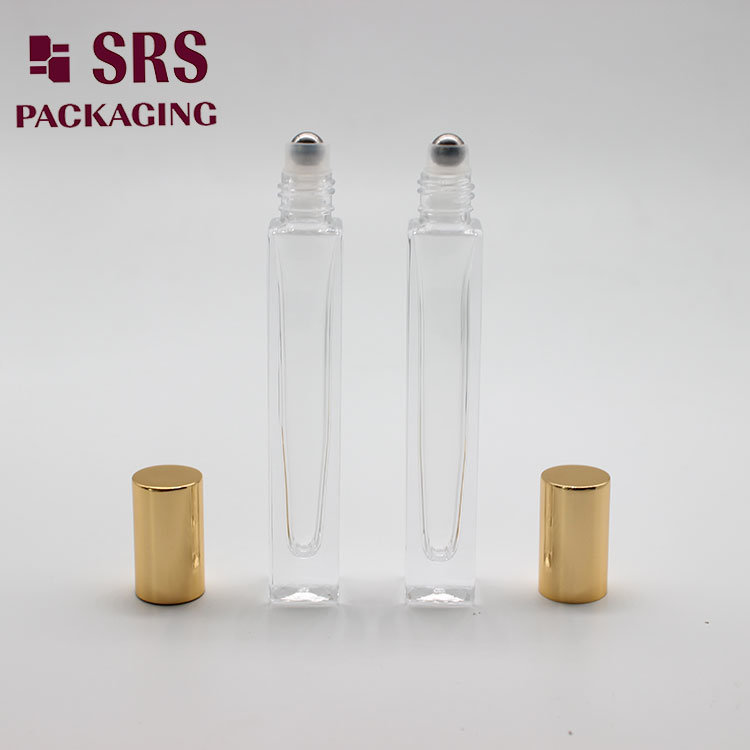 Square Thick Wall Glass Roll on Bottle 10ml Essential Oil Bottle