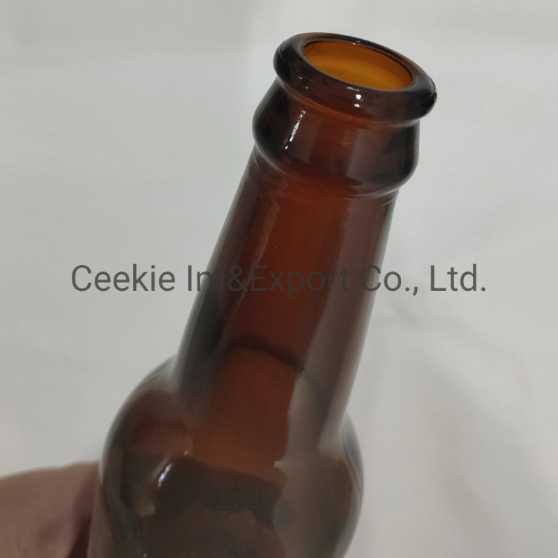 250ml 330ml 500ml Beer Bottle Amber Beer Glass Bottle with Crown Caps