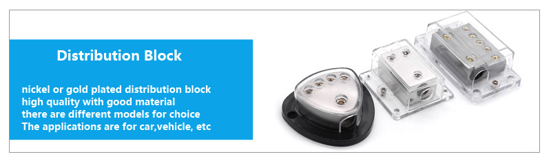 Audio Modified Distribution Block with Plastic Cover