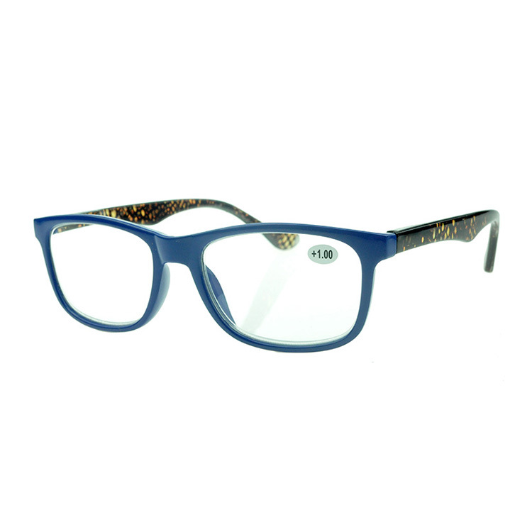 Stylish Square Shape Crystal Reading Glasses with Special Parten