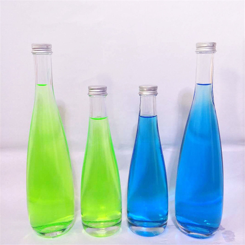 OEM Design Gradient Super Flint Glass Bottle for Juice Beverage