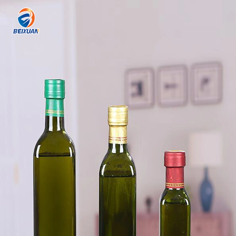 250ml 500ml 750ml 1000ml High Capacity Clear Amber Dark Green Olive Oil Glass Bottle