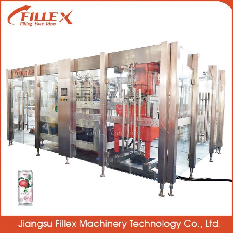 Automatic Aluminium Tin Can Filling Sealing Machine for Soft Drink