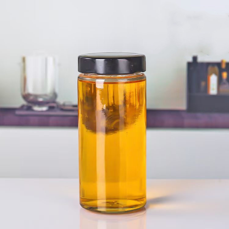 Glass Jar with Lids Food Storage Jar for Honey