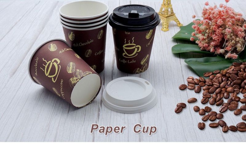 Single Wall Style Paper Cup 7oz Coffee Drinking Plastic Shaker Cups