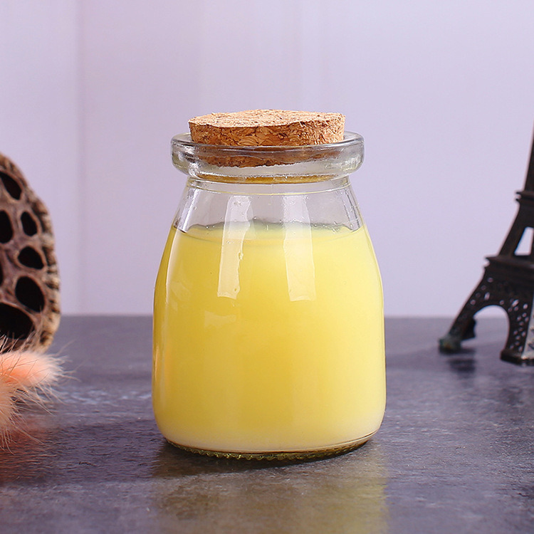 100 Ml 150 Ml 200 Ml Glass Pudding Bottle Glass Juice Bottle