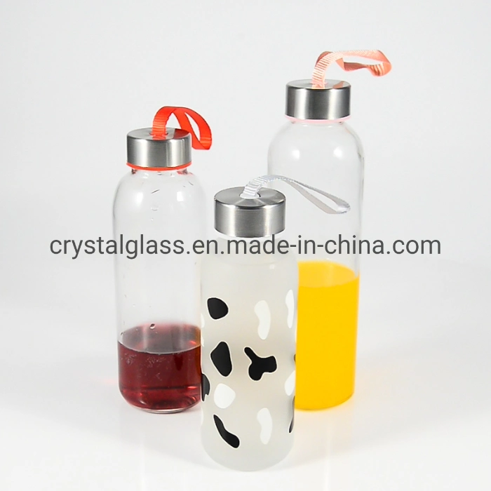 Customized Drinks Juice Beverage Glass Mineral Water Bottle 300ml 420ml 500ml 750ml 1000ml